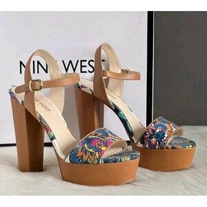 Nine West NEW Womens Carnation Platform Sandals Size 8